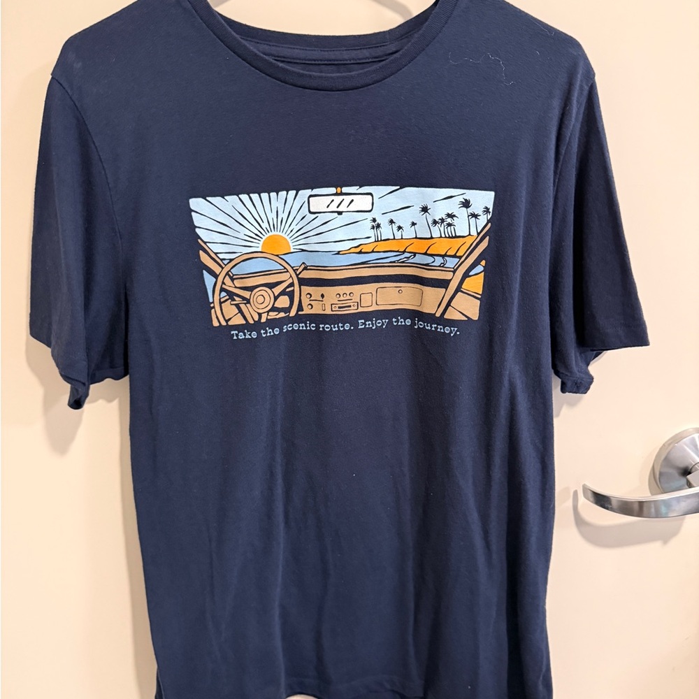 Old Navy Scenic Route Navy Tee